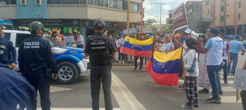 protesta Avenida cedeño 28 J 2026