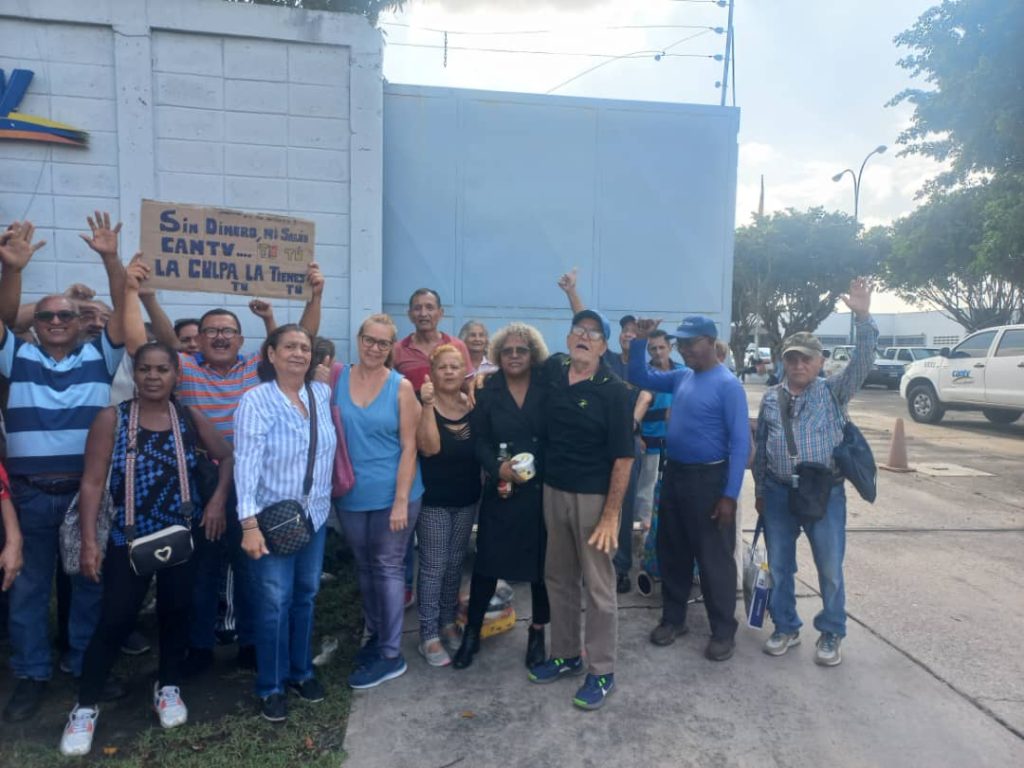 Nueva protesta de jubilados de Cantv se registró en La Quizanda y Puerto Cabello