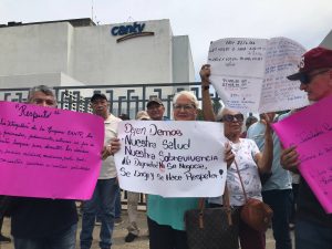 Trabajadores de Cantv en exigieron reactivación de servicios de salud y pago de deuda