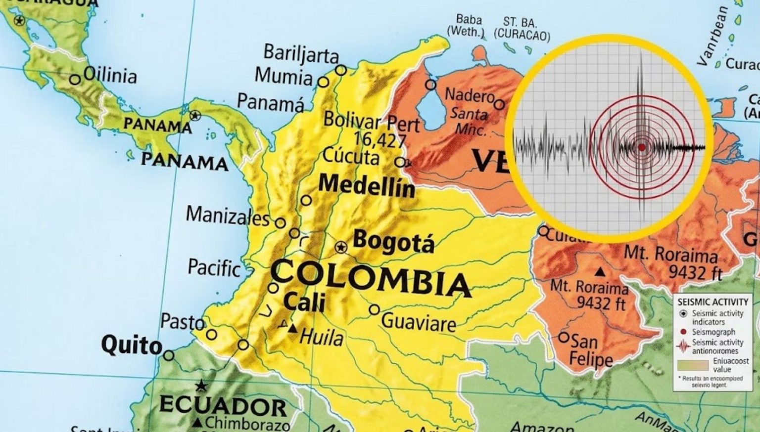 Terremoto en Colombia no tiene relación con el de Venezuela pese a magnitud similar
