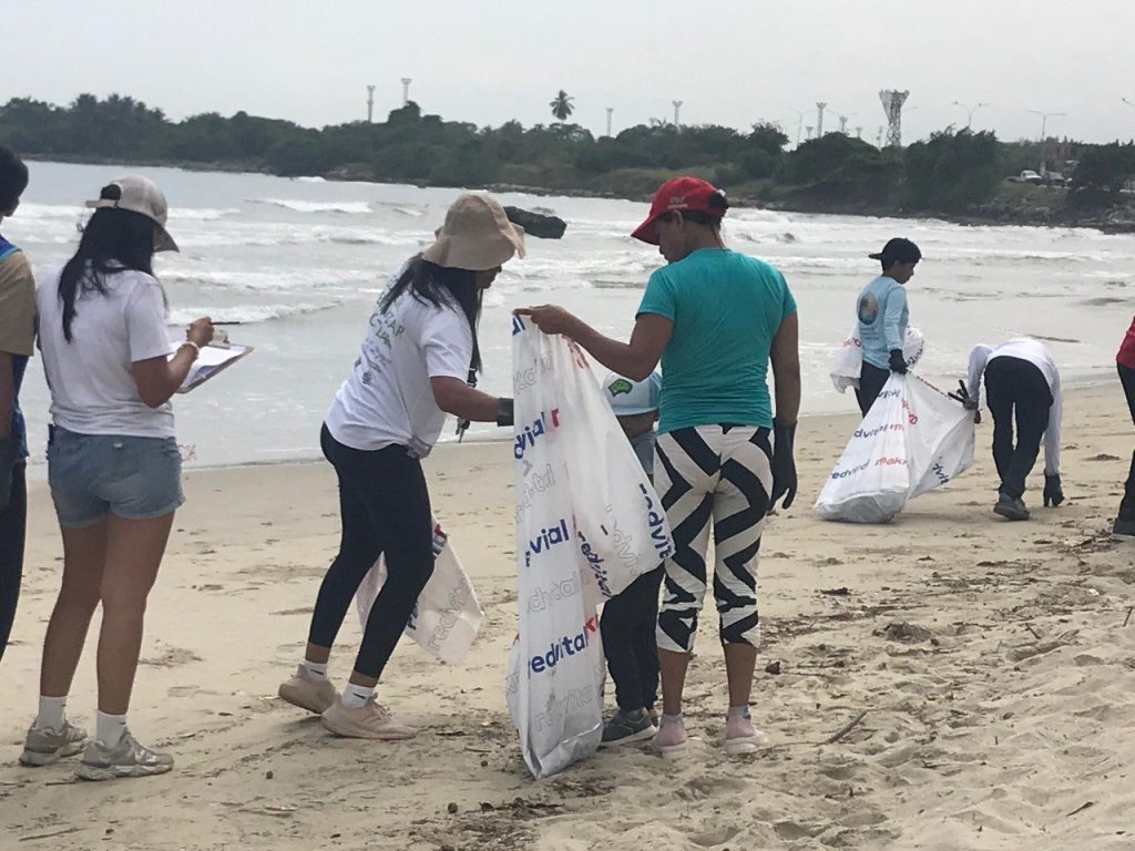 Desechos plásticos protagonizaron jornada de limpieza en playa El Palito